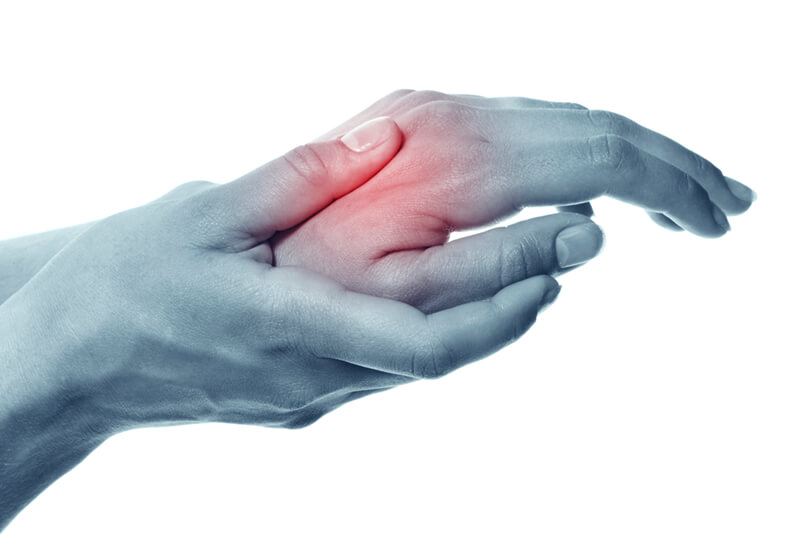 A person wanting arthritis treatment to relieve pain in hands.