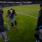 ESPN’s Adam Schefter dances “The Griddy” on Monday Night Football alongside Justin Jefferson